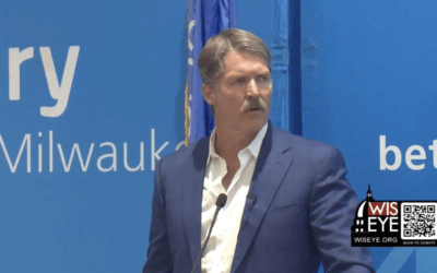 Hovde Touts Business Acumen, Policies to Milwaukee Press Club