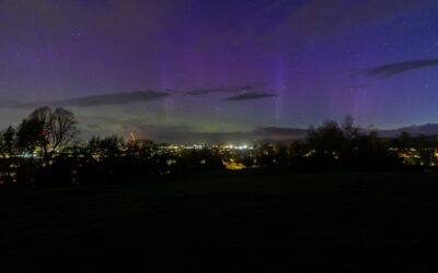 Northern Lights Appear Over Lake Country