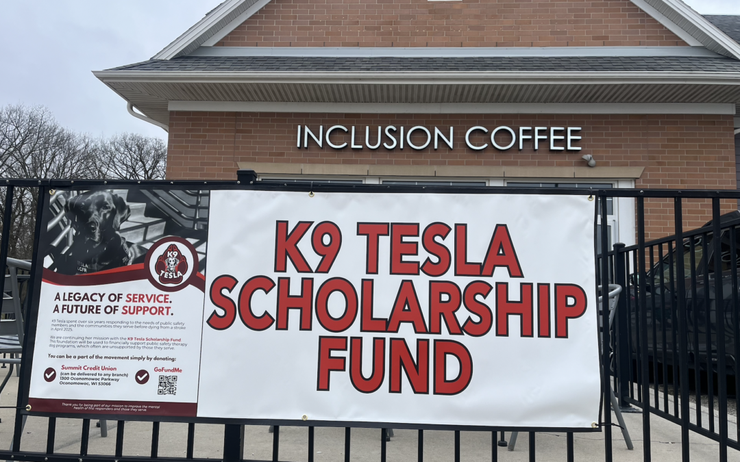 Inclusion Coffee Hosts Fundraiser for K9 Tesla Scholarship Fund